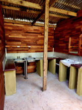 Load image into Gallery viewer, Communical preparation area at Sanfern Downs Camp site
