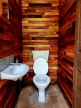 Load image into Gallery viewer, Clean serviced toilets at Sanfern Downs Camp Site