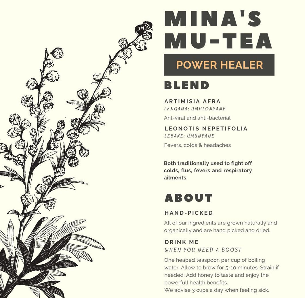 Minas Mu-Tea, Power Healer Blend- 40 g